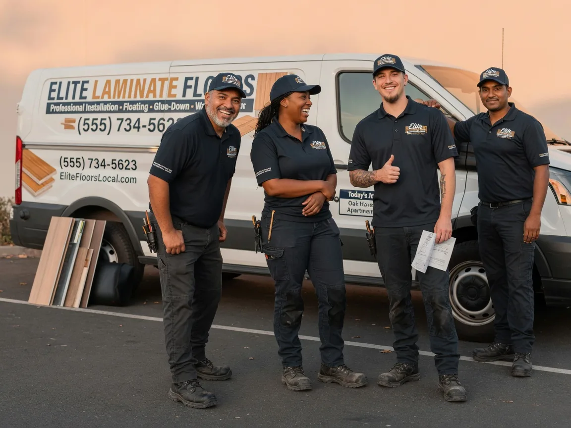 Laminate flooring installation company in Fishers, NY